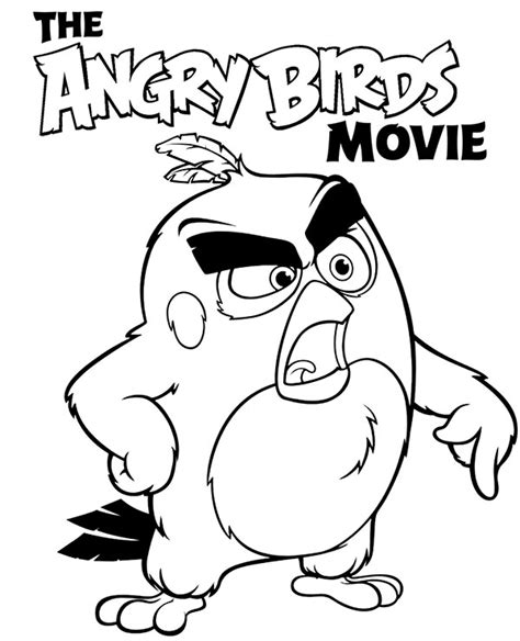 Angry Birds Film Kolorowanka Kolorowanki Do Druku E Kolorowanki