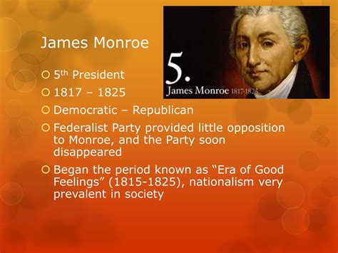Ppt James Monroe Powerpoint Presentation Free Download Id2736805