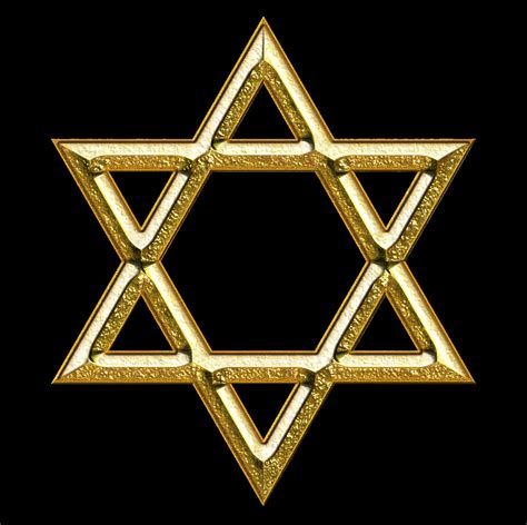 Star Of David Computer Generated Image Png File Attention Only The