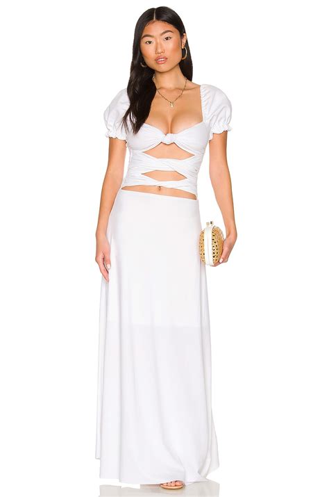 Agua Bendita X REVOLVE Bali Dust Dress In Off White REVOLVE
