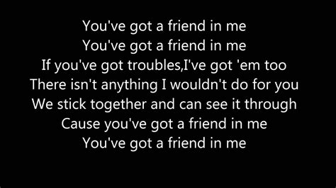 Du hast'n freund in mir (you've got a friend in me) — klaus lage. You've got a friend in me by Randy Newman lyrics - YouTube