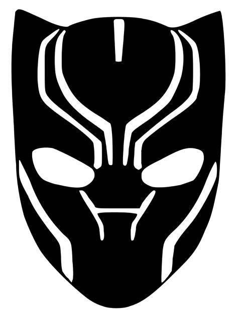 Black Panther Mask Template Free Printable Templates