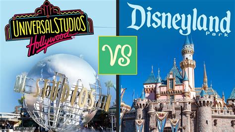 Disneyland Vs Universal Studios Hollywood Youtube