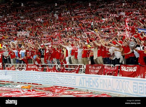 Liverpool Fans Ac Milan V Liverpool Olympic Stadium Athens Greece 23