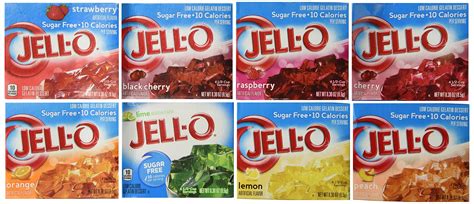 Buy Jell Osugar Free Gelatin Sampler Bundle Of 8 Different Flavors 3