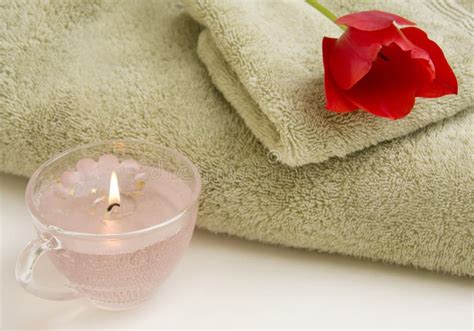 Spa Pampering T Stock Image Image Of Flower Fluffy 4879085
