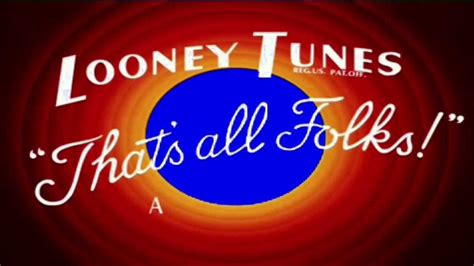 looney tunes that s all folks green screen youtube