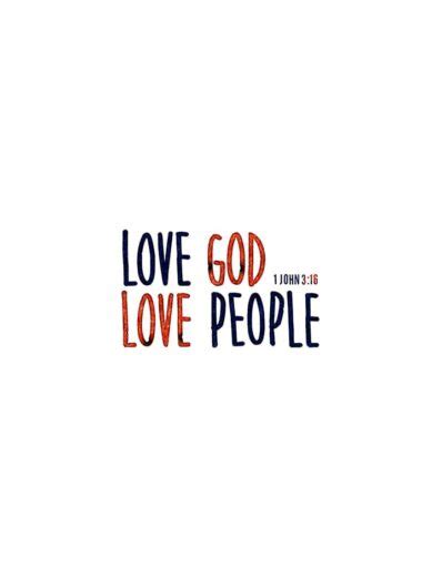 Love God Love People Small Voice Today