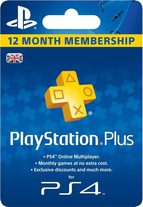 Sony Playstation Plus 12 Month Membership Uk Pc And Video Games