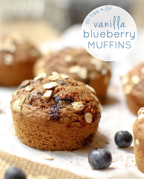 Vegan Blueberry Muffins Oil Free Gf Recipe Feasting On Fruit