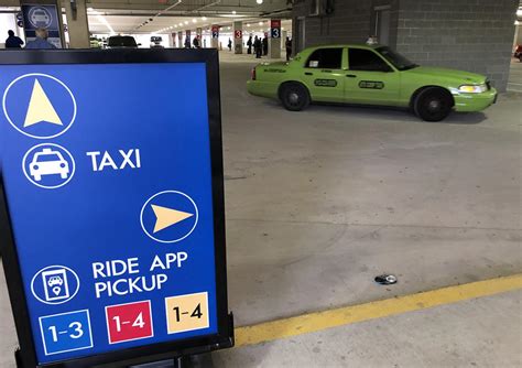Pick Up Location For Taxis Ride App Cars Moves To Rental Car Facility