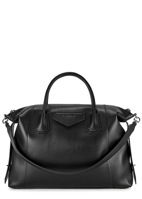 Givenchy Antigona Soft Medium Black Leather Tote Harvey Nichols