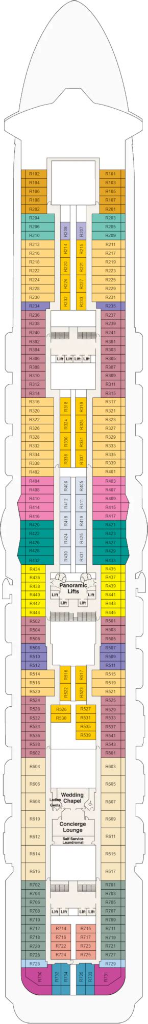 Sky Princess Cruise Ship Deck Plans