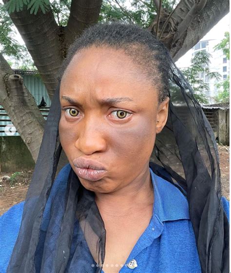 former actress tonto dikeh shares photos from a set to announce temporary return to nollywood