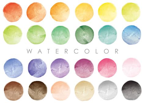 Watercolor Circle Vector Art Icons And Graphics For Free Download