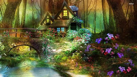 Enchanted Forest Pixie Forest Hd Wallpaper Pxfuel