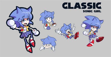 Classic Sonic Girl Sonic The Hedgehog Know Your Meme