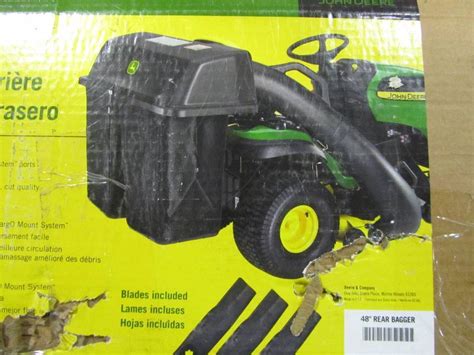John Deere 48 In Twin Bagger For 100 Series Tractors Mn Home Outlet