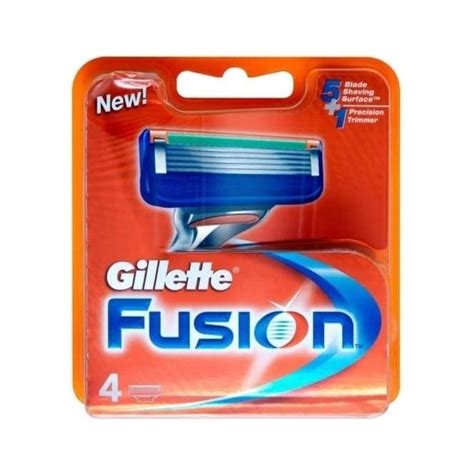gillette fusion manual blades 4 pack men from chemist connect uk