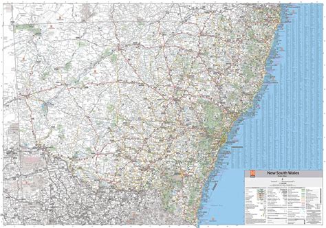 New South Wales Hema Map Buy Map Of New South Wales Mapworld