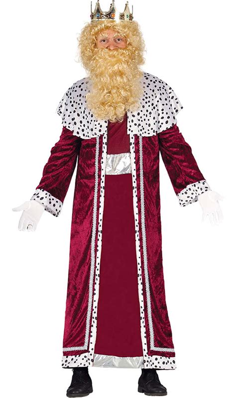 Costume Da Re Magio Melchiorre Rosso Vino Per Uomo O Donna Costumalia