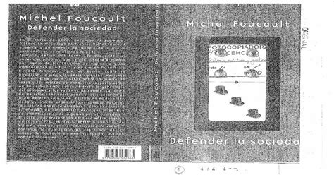 Foucault Michel Defender La Sociedad Pdf Document