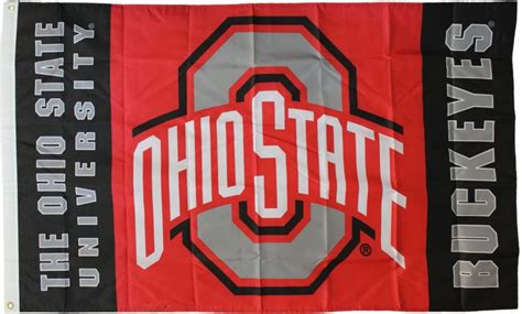 Buy Ohio State University 3 X 5 Ncaa 2 Sided Polyester Flag Flagline