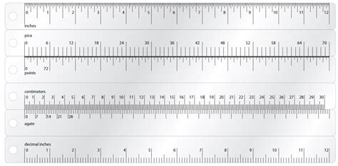 Printable 1 4 Inch Ruler Printable Ruler Actual Size Printable