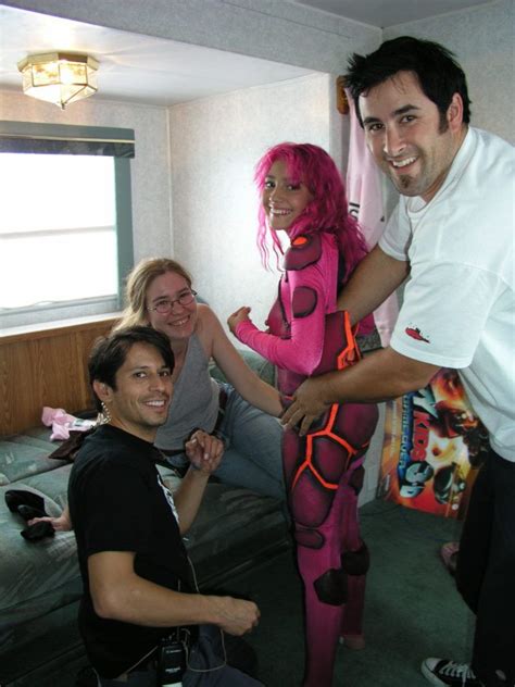 Taylor Dooley On The Set Of The Adventures Of Sharkbabe And Lavagirl In Sharkbabe