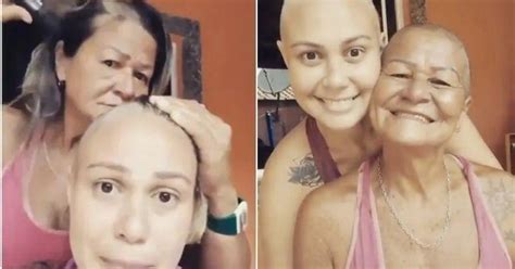 Watch Mother Shaves Her Head In Solidarity With Her Daughter Battling