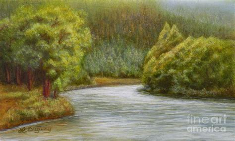 Santa Fe River Painting By Lora Duguay Pixels