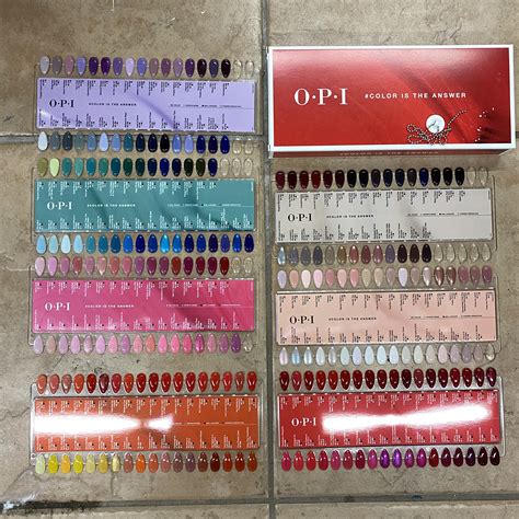 Opi Color Chart Gel Color Infinite Shine Nail Lacquer Powder