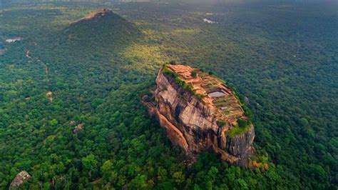 Sigiriya Sri Lanka World Heritage Sites Aerial View Sri Lanka
