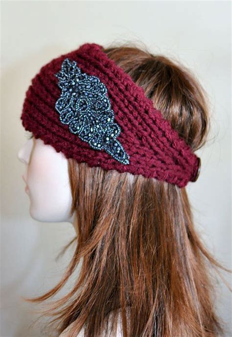 21 Cool Winter Knit Pattern Braided And Bow Headbands For Women 2014
