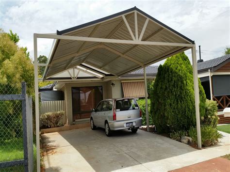 Currently have a one car garage, 16' x 24'. Carport Designs Perth | Build & Install | Great Aussie Patios • WA