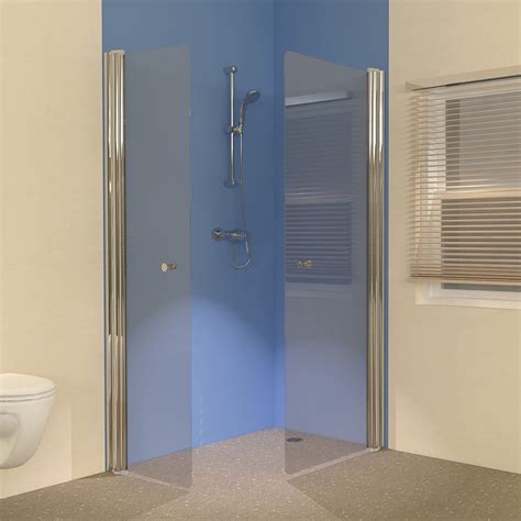 uniline hinged wet room screens for 1200 x 800 floor kits uk diy and tools