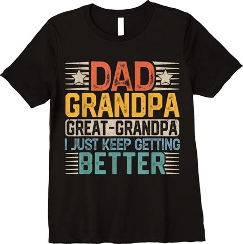 Best Mens Dad Grandpa Fathers Day Great Grandpa T Shirts Teesdesign