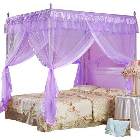 Get the best deal for purple bed netting & canopies from the largest online selection at ebay.com. Twin Canopy Bed Princess Curtains Purple Netting Canopies