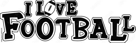 I Love Football Svg Vector T Shirt Design For Cricut And Silhouette