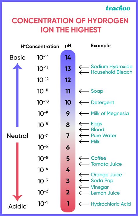 In Which Year Is Concentration Of Hydrogen Ion Highest Mcq Class 10