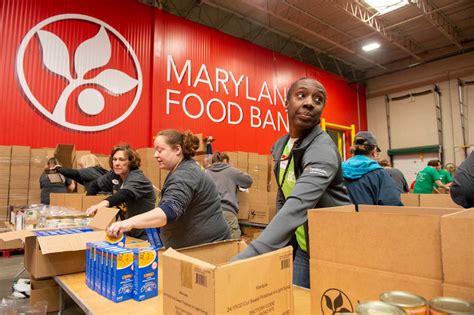 Food is usually free to people in need through the national food bank system. Maryland Food Bank - A Hunger Relief Non-Profit | Donate Now
