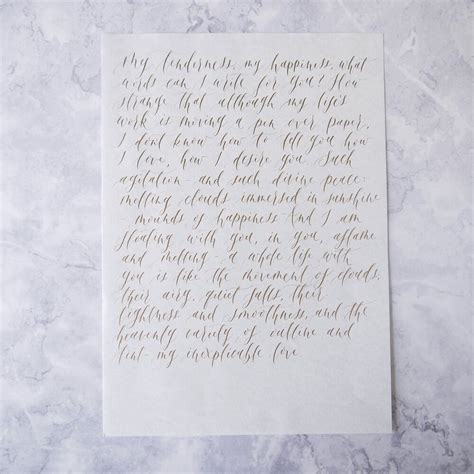 Romantic Handwritten Love Letters Cronoset