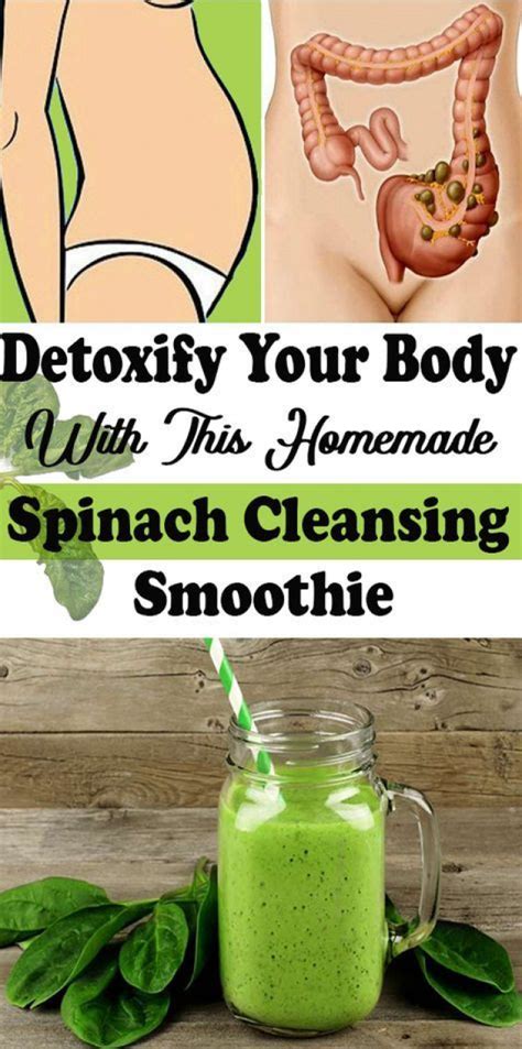 Detoxify Your Body With This Homemade Spinach Cleansing Smoothie