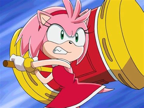 Rosé Cartoon Cartoon Video Games Happy Cartoon Sonic Y Amy Sonic