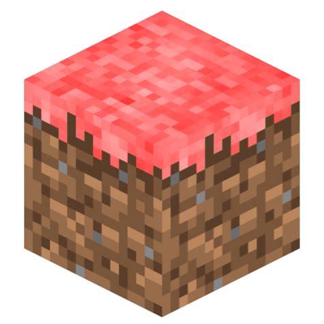 Minecraft Red Grass Block