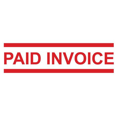 Paid Invoice Stamp