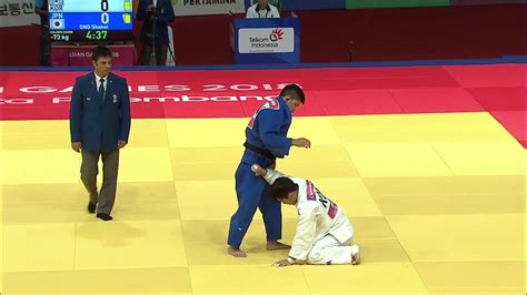 Judo 18th Asian Games Jakarta 2018 An Changrim Vs Ono Shohei Final