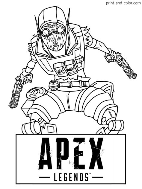 Apex Legends Coloring Pages Print And