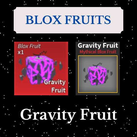 Gravity Fruit Blox Fruits Roblox