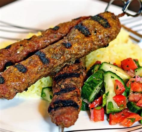 Grilled Lamb And Beef Koobideh Kebabs With Saffron Butter Delish28
